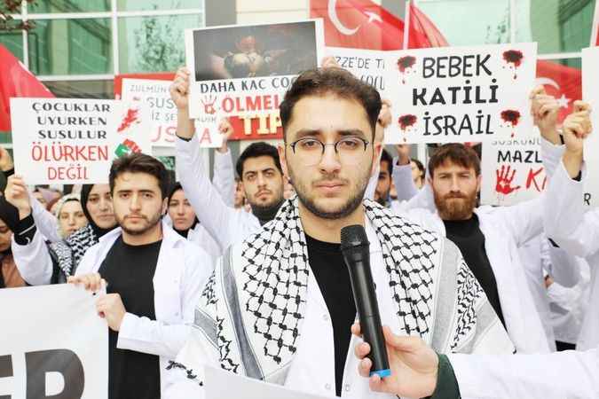 Yozgat'ta Tıp Öğrencileri Gazze Zulmüne Karşı Ses Yükseltti: Protesto Bildirisi Yayınlandı
