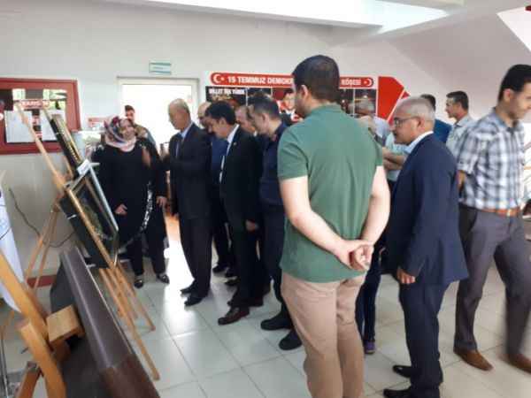 Yerköy Halk Eğitim Merkezi yıl sonu sergisi açtı