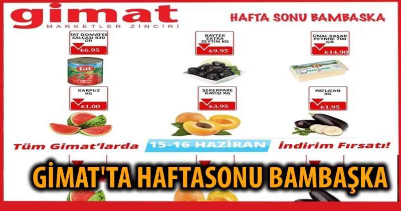 GİMAT'TA HAFTASONU BAMBAŞKA