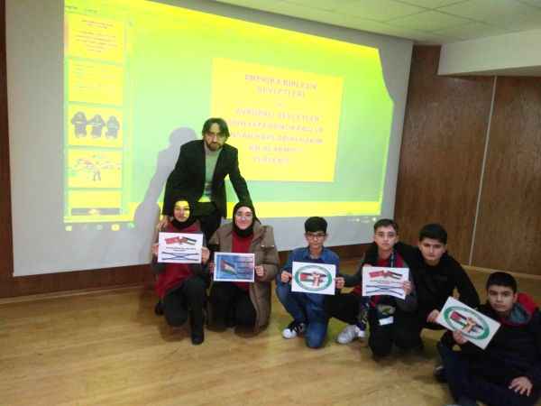 Yozgat Merkez Ortaokulu Öğrencileri Soykırımı Protesto Etti! (08/12/2023)