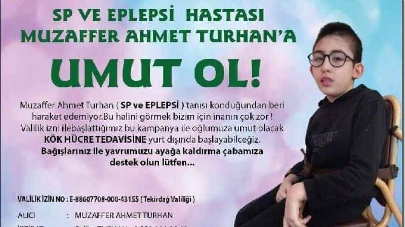 Turhan Ailesi Evladının Yaşaması İçin Destek Bekliyor (08/12/2023)