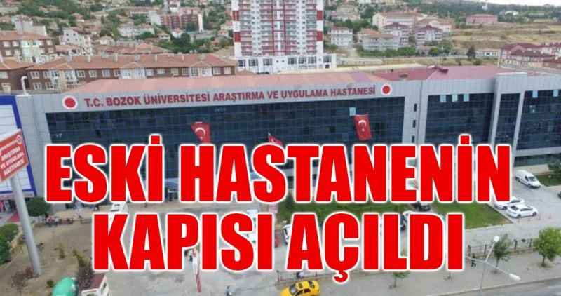 Eski hastanenin  KAPISI AÇILDI