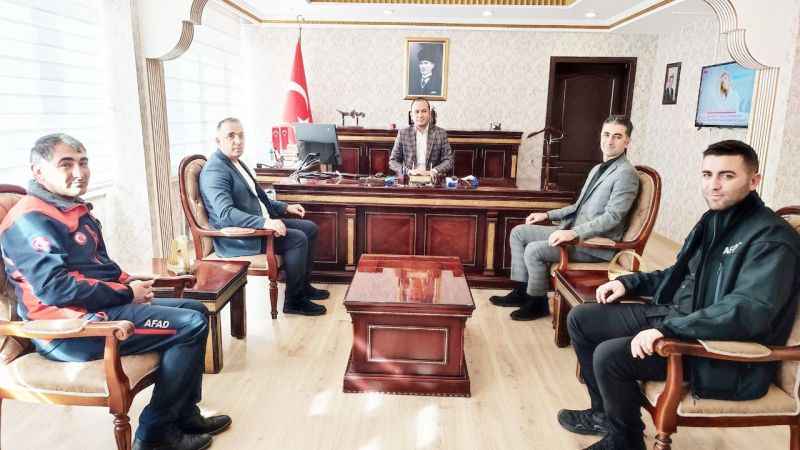 Afet Öncesi Hazırlıkta Ortak Hareket: AFAD ve Kızılay'dan Kaymakam Topuz'a Ziyaret! (15/12/2023)