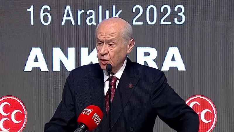 Devlet Bahçeli'den Yeni Seçim Açıklaması Geldi! Tarafımız Belli Diyerek Seslendi! (17/12/2023)