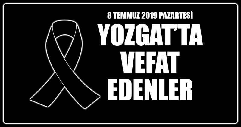 Yozgat Yassıhüyük Köyünden Vefat Edenler