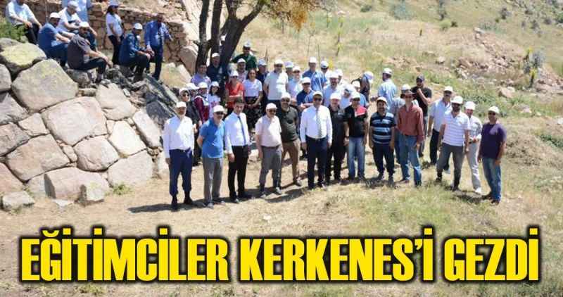 Eğitimciler Kerkenez'i gezdi
