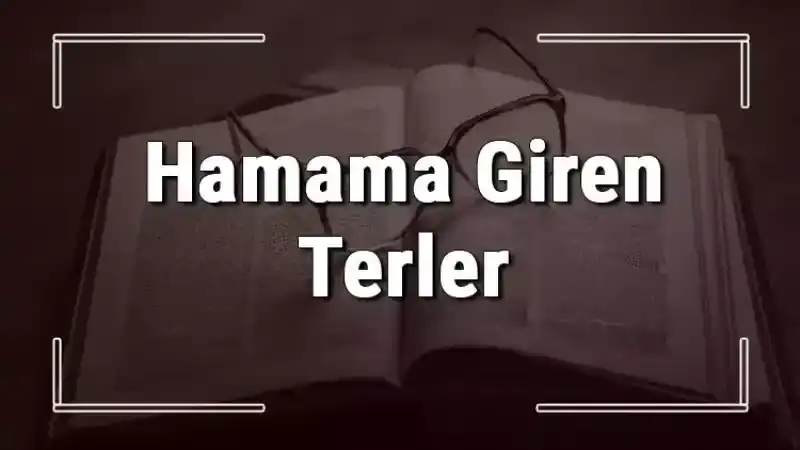 Hamama Giren Neden Terler Sözünün Anlamı Nedir ve Nereden Türedi?