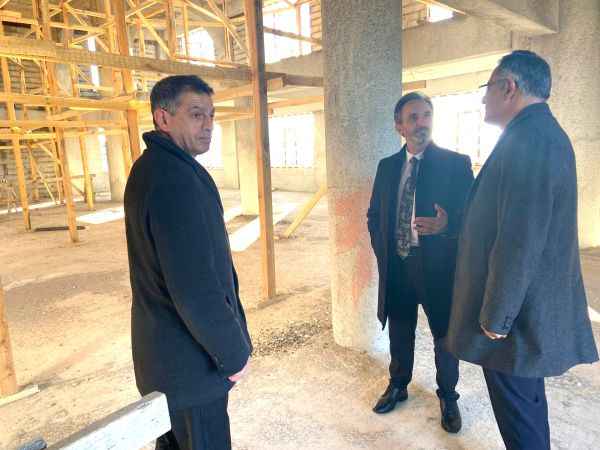 Yozgat İl Müftüsü Ali Gülden Yapımı Devam Eden Caminin İnşaatını İnceledi! (19/12/2023)