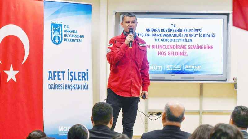 Ankara Büyükşehir Belediyesi, Afet Farkındalığını Yaşatmak İçin Çabalıyor: Vatandaşlara Eğitim Semineri Düzenlendi!