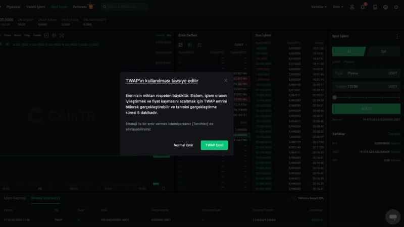 Twap Nedir, Twap Ne Demek? CoinTR Support Twap Stratejisi Hakkında Bilgi!