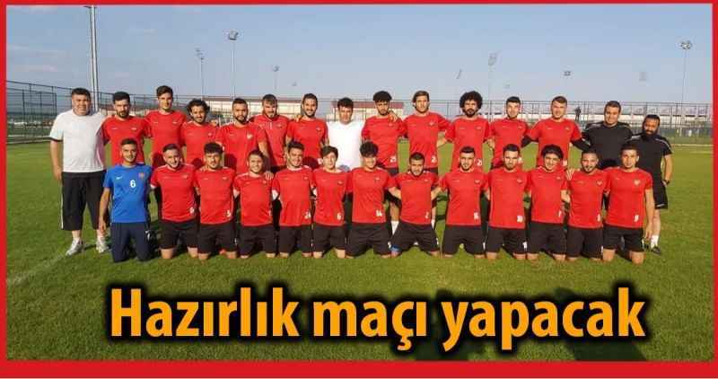 Hazırlık maçı yapacak