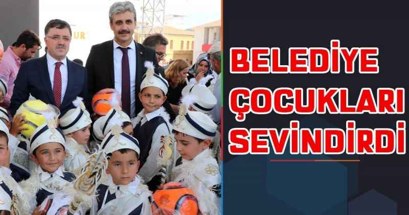 Belediye çocukları sevindirdi