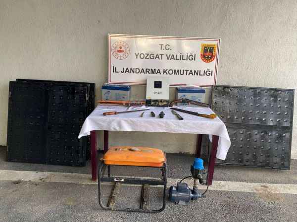Sorgun'daki Hırsızlık olayına Yozgat Jandarması Müdahale Etti!