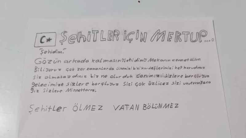 Mehmetçiğe Yeni Yıl Sürprizi: Duygu Yüklü Mektuplar Mehmetçiğe Ulaştı