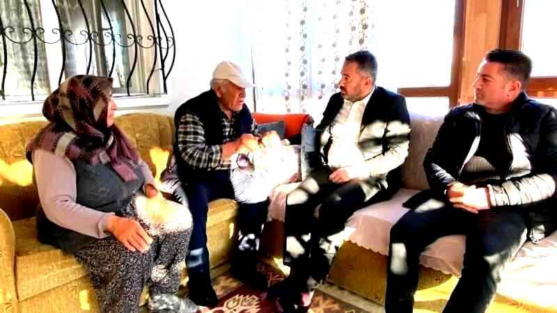 Ertuğrul Başkan’dan Vatandaşlara Taziye Ziyareti