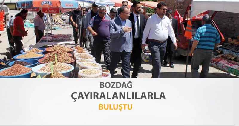 Bozdağ 'ÇAYIRALANLILARLA BULUŞTU'