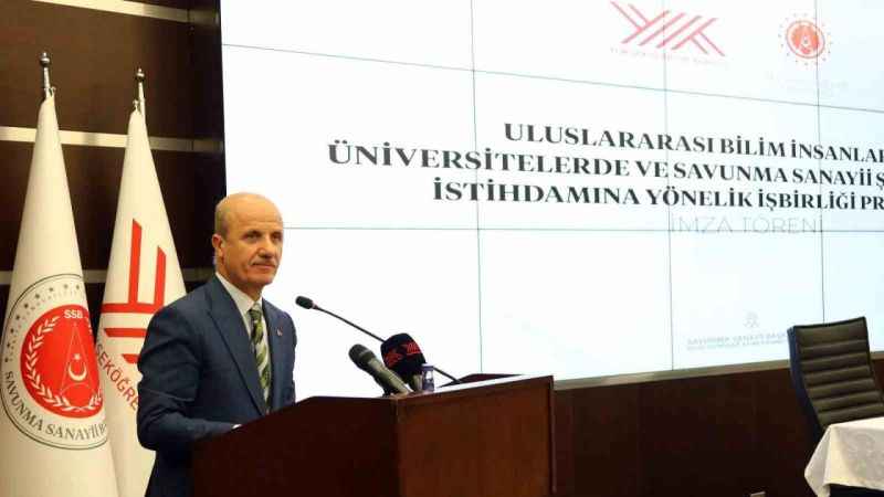 YÖK ile Savunma Sanayii Başkanlığı arasında işbirliği protokolü imzalandı
