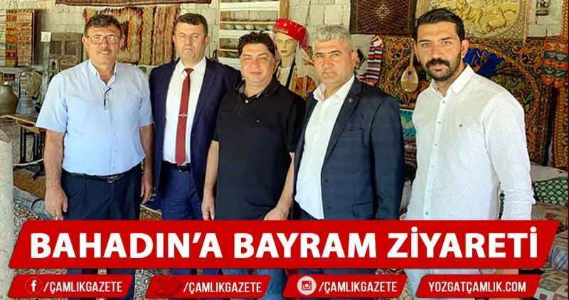 Bayramlaşmak için Bahadın'a gittiler