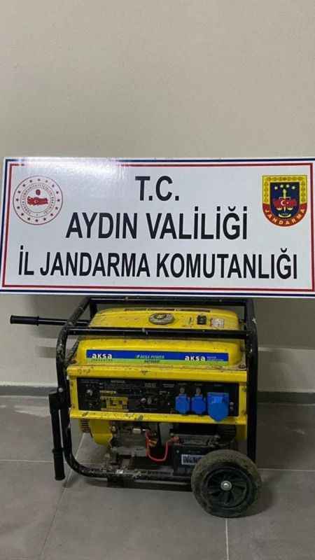 Koçarlı'da Jeneratör hırsızları kıskıvrak yakalandı: 3 tutuklama