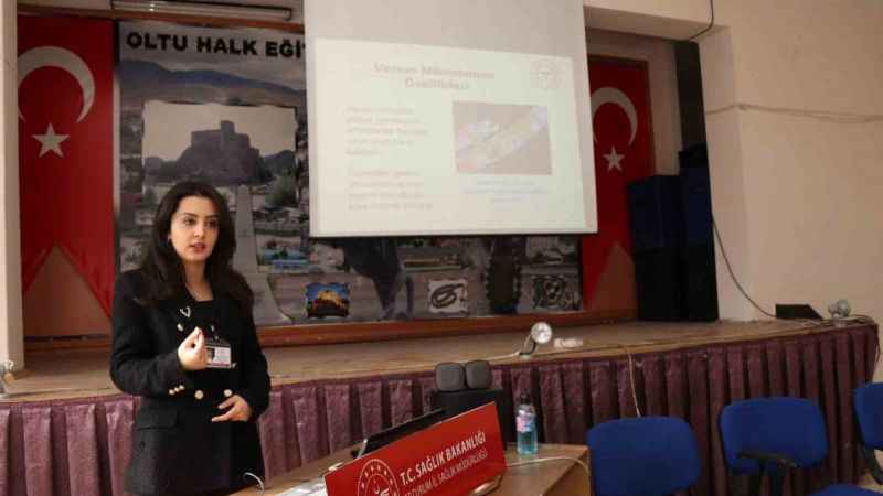 Oltu’da verem haftasında Farkındalık eğitimi verildi