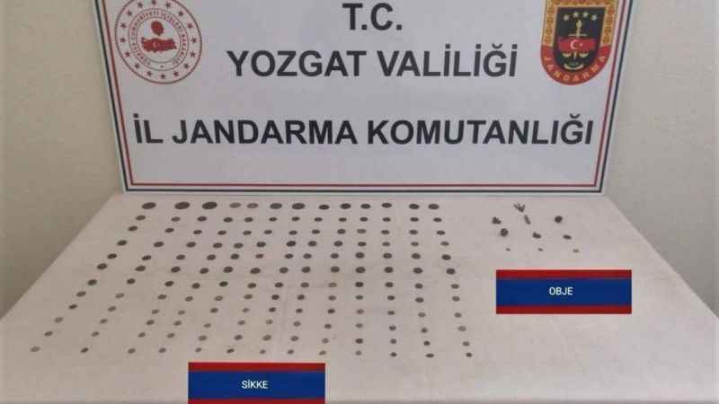 Yozgat operasyonu: Tarihi eser kaçakçılığında 156 Sikke ve 10 Obje ele geçirildi