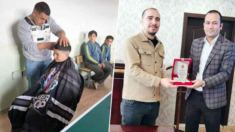 Bir makas bir tarakla insanlığı kazandı: sıra dışı berbere devlet teşekkürü