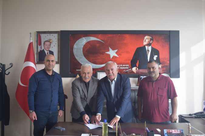 Çandır'da İşçilerin yüzlerini güldüren imza