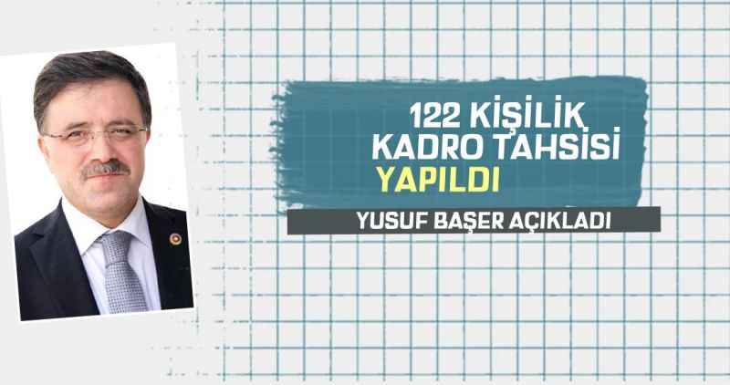 122 KADRO TAHSiSi
