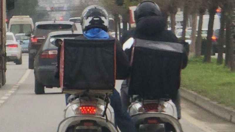Motokuryelere yüksek miktarda idari para cezası uyguladı