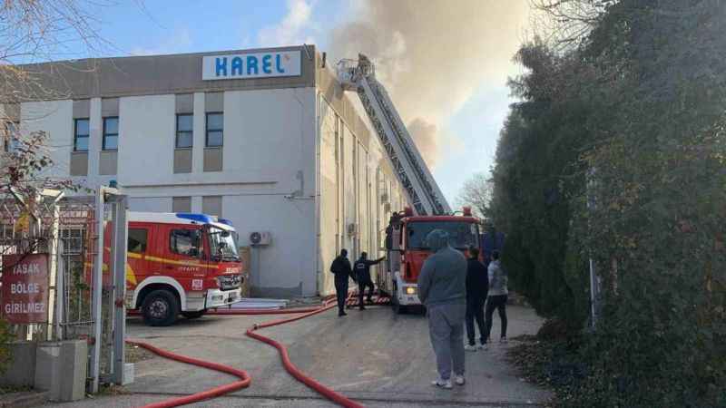 Ankara’da çıkan yangın korkuttu