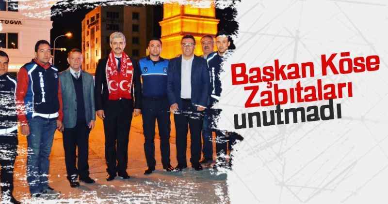 Başkan Köse'den Zabıta'ya Kutlama