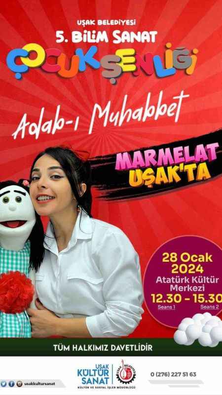 Atatürk Kültür Merkezi'nde gerçekleşecek eğlenceli aktivitelerle dolu çocuk şenliği