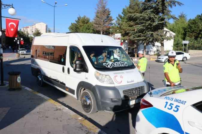 Yozgat'ta okul servisleri denetlendi