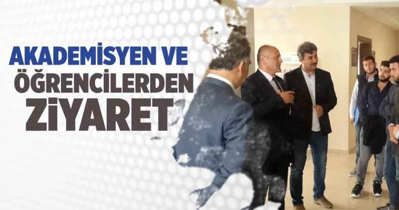 Akademisyenler ve öğrencilerden ziyaret