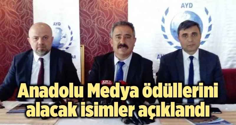 Anadolu Medya ödüllerini alacak isimler açıklandı