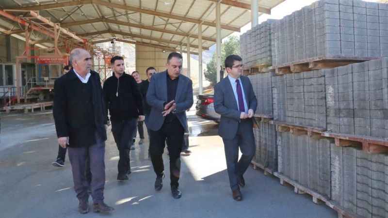 Mardin'de Kurulan Parke ve Bordür fabrikasıyla yerel ekonomi güçleniyor