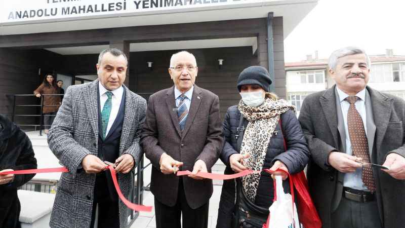 Anadolu Mahallesi Yenimahalle Evi hizmete açıldı