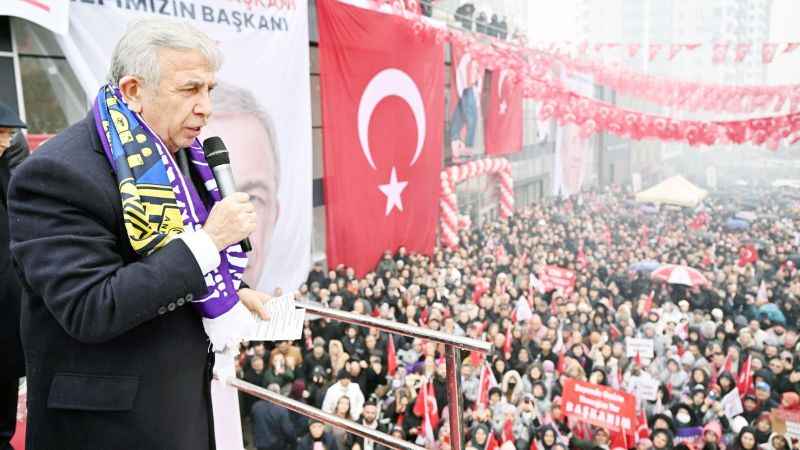 Ankara Büyükşehir Belediye Başkanı Mansur Yavaş, yerel seçim startını verdi
