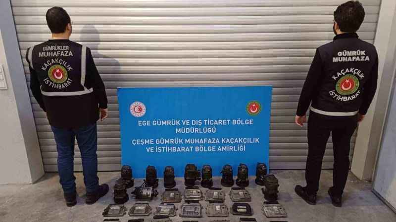 Yasa dışı yollarla getirilen Oto parçalarına karşı Çeşme'den Hızlı ve etkili mücadele