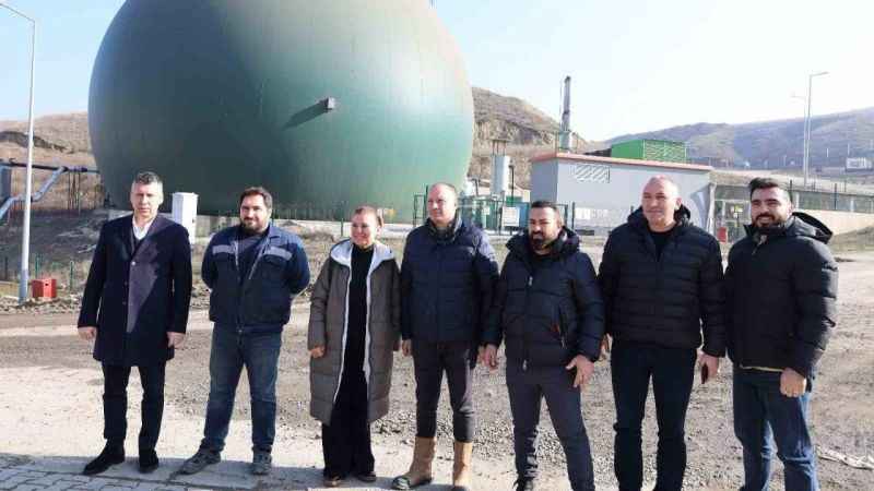 Safranbolu Belediye Başkanı Elif Köse, Katı atık bertaraf tesisini inceledi