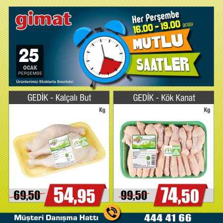 Bu indirimler Kaçmaz: 16.00-19.00 Saatleri arasında GİMAT'ta buluşalım