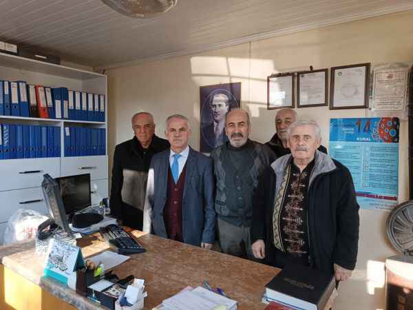Yozgat İl Sivil Toplumla İlişkiler Müdürü Hakkı Yurtlu'dan Emekliler Derneğine Özel Ziyaret