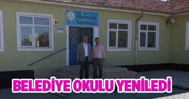 Belediye okulu yeniledi