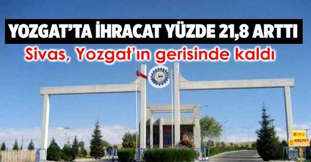 Yozgat'ta İhracat yüzde 21,8 Arttı!