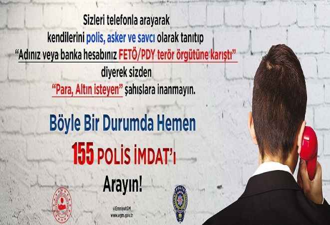 Dolandırıcılıktan kurtulmak için uyanık ol!