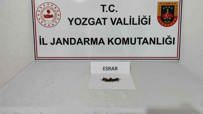 Yozgat Jandarması boş durmuyor: Uyuşturucuya geçit vermedi