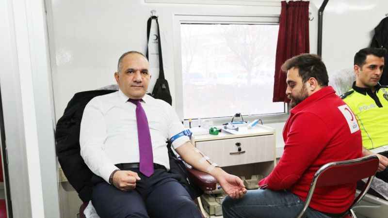 Yozgat İl Emniyet Müdürlüğü’nden Kan Bağışı Seferberliği!