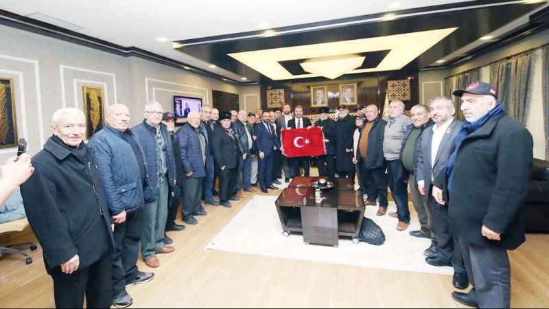 Şehit Aileleri ve Gazileri ağırladı Yeniden aday gösterilen Başkan'a destek