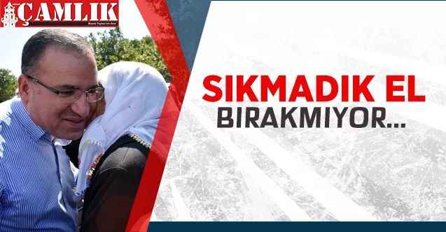 Bekir Bozdağ memleketi Yozgat’ta sıkmadık el bırakmıyor