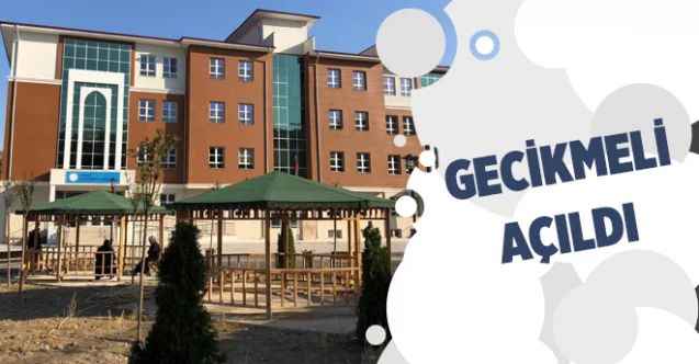 Yozgat’ta bir okul gecikmeli açıldı